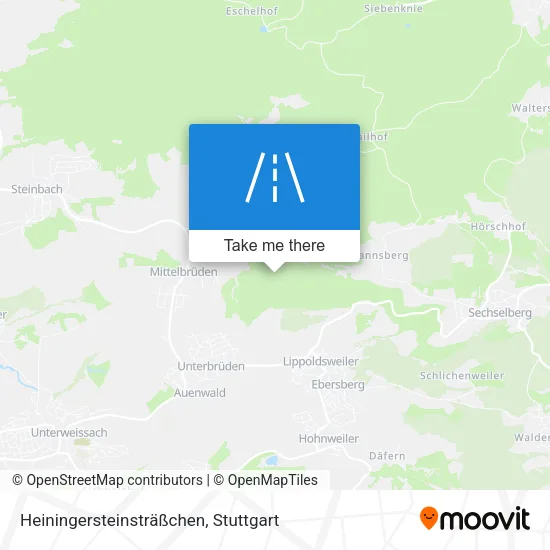 Карта Heiningersteinsträßchen