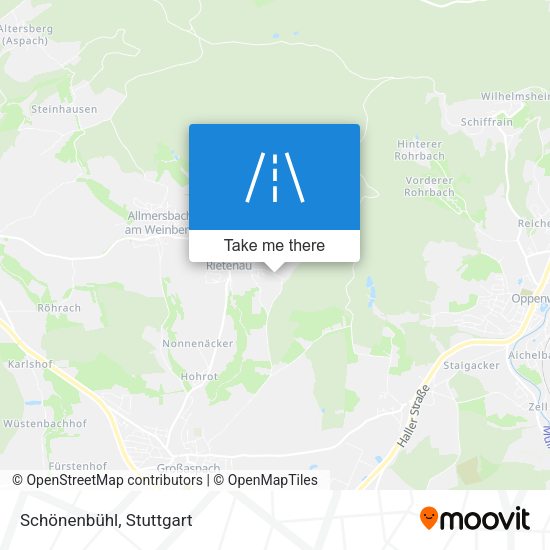 Schönenbühl map