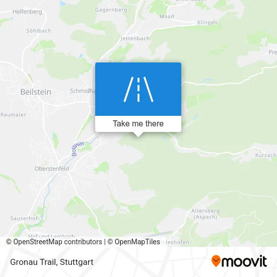 Gronau Trail map