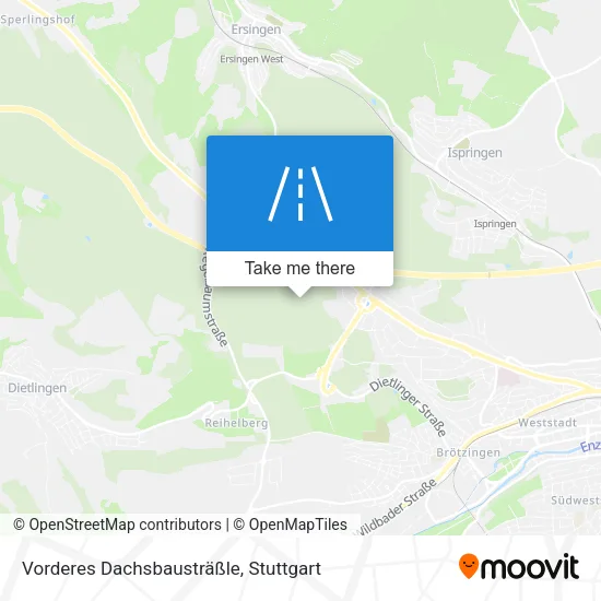 Карта Vorderes Dachsbausträßle
