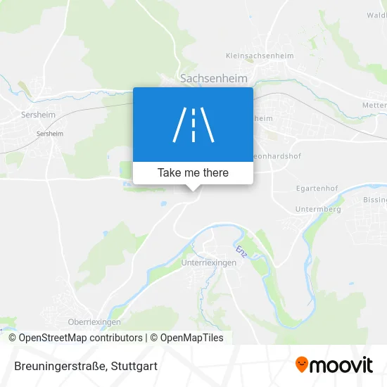 Карта Breuningerstraße