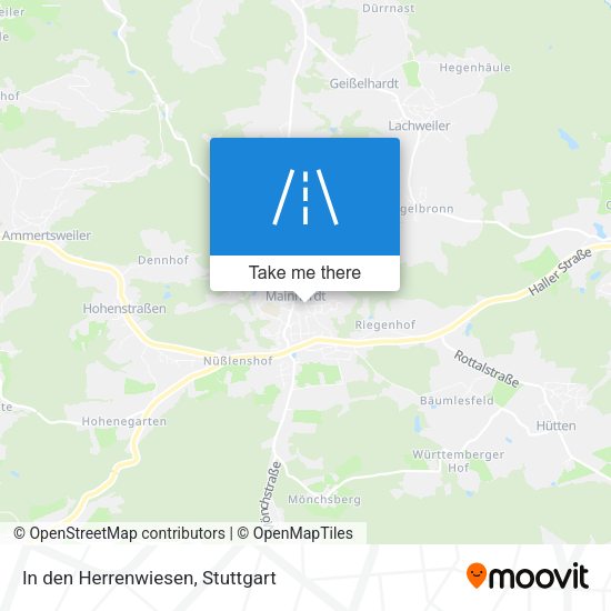 In den Herrenwiesen map