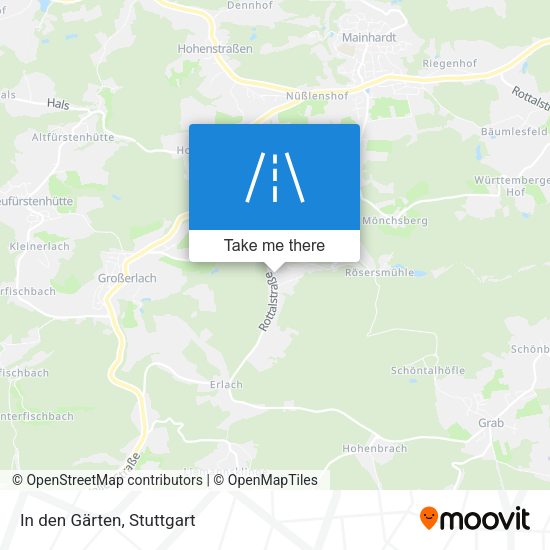 In den Gärten map