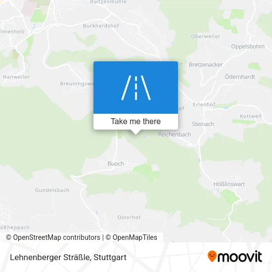 Карта Lehnenberger Sträßle