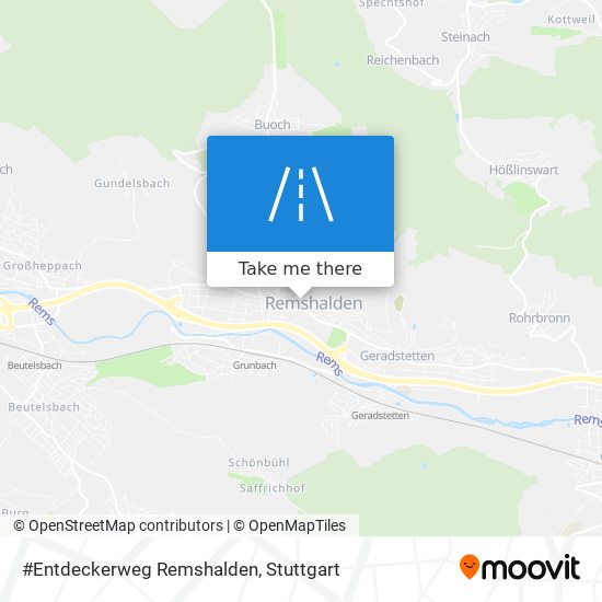 Карта #Entdeckerweg Remshalden