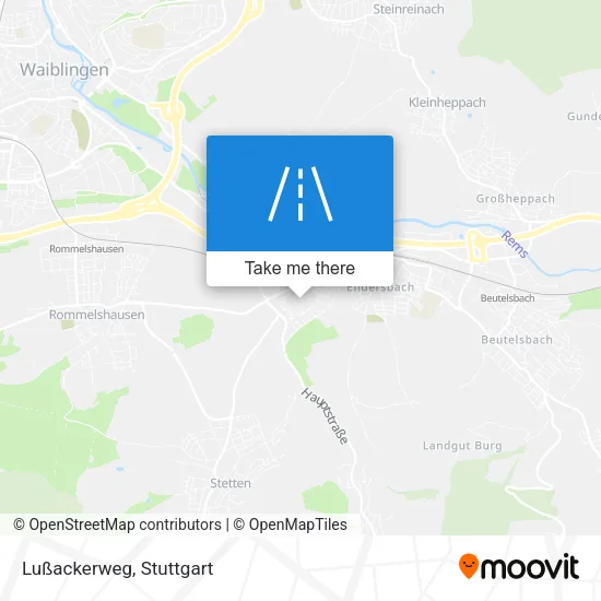 Карта Lußackerweg