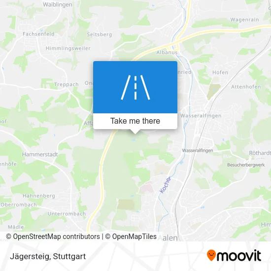 Карта Jägersteig