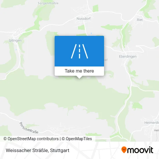 Карта Weissacher Sträßle