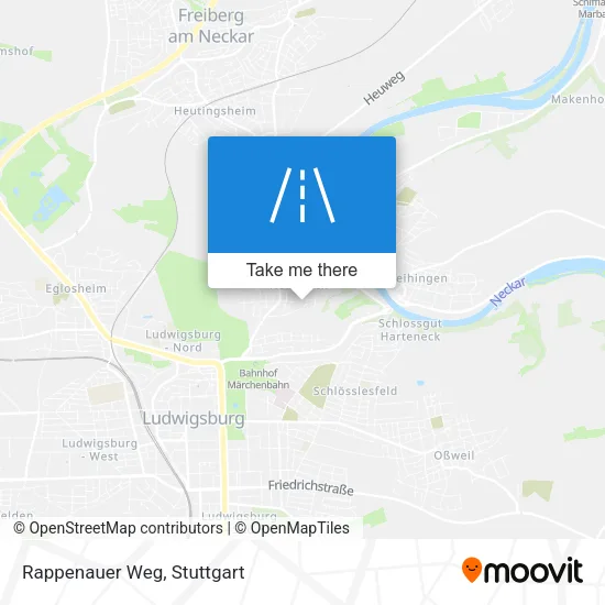Rappenauer Weg map