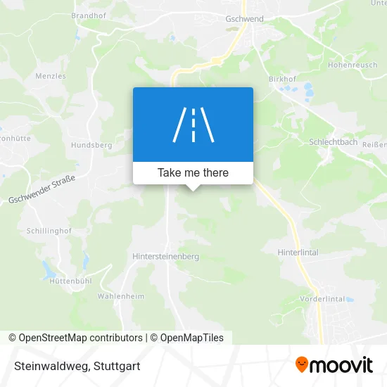 Steinwaldweg map