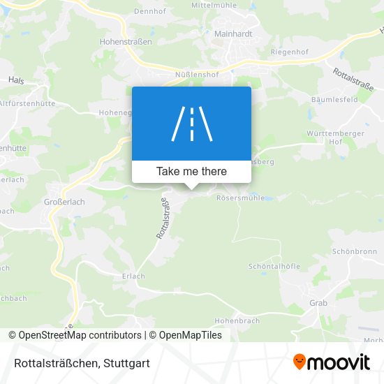 Карта Rottalsträßchen