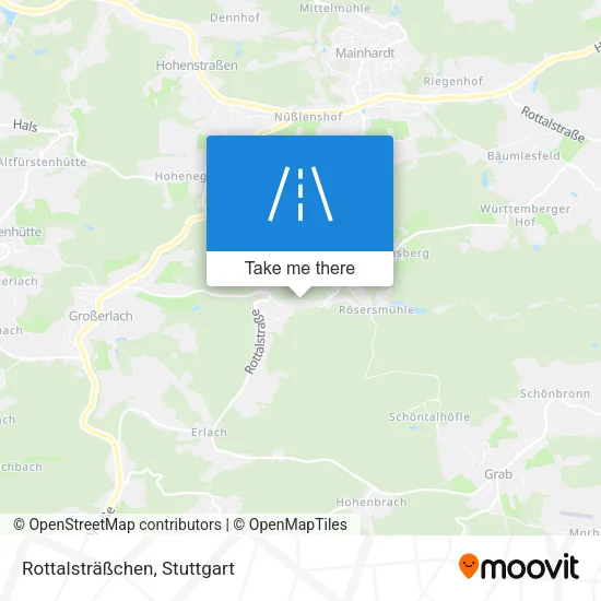 Карта Rottalsträßchen