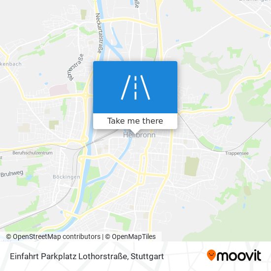 Einfahrt Parkplatz Lothorstraße map