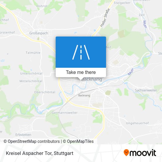 Kreisel Aspacher Tor map