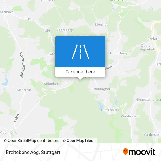 Breitebeneweg map