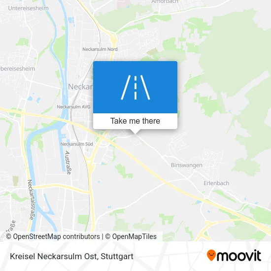 Kreisel Neckarsulm Ost map