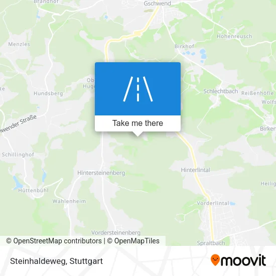 Карта Steinhaldeweg