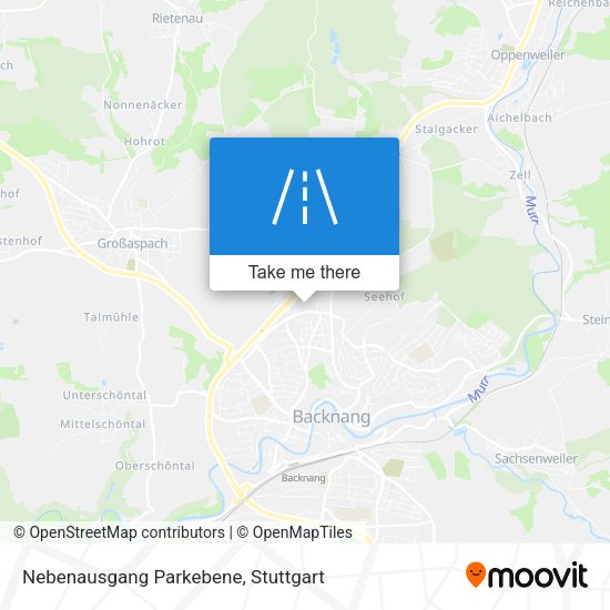 Nebenausgang Parkebene map
