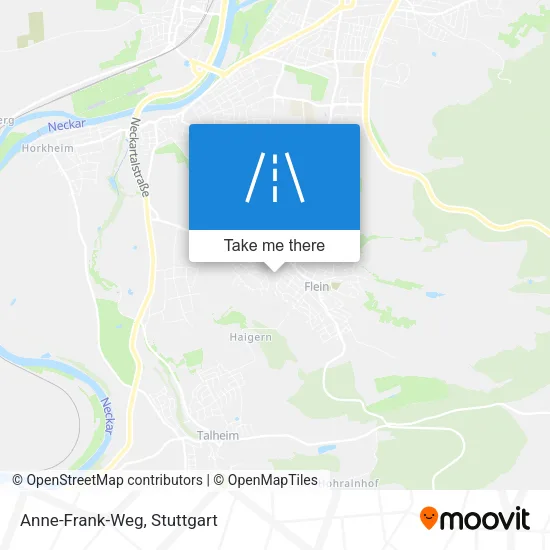 Карта Anne-Frank-Weg