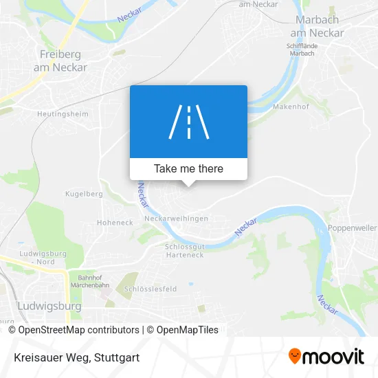 Kreisauer Weg map
