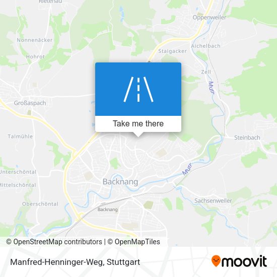 Manfred-Henninger-Weg map