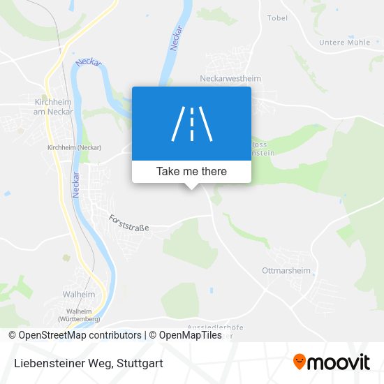 Карта Liebensteiner Weg