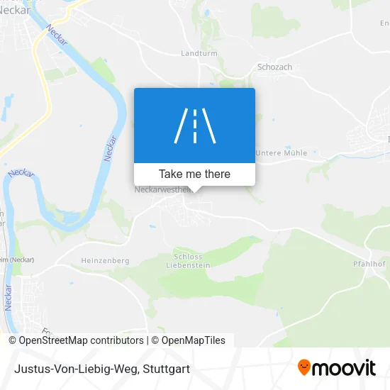 Карта Justus-Von-Liebig-Weg