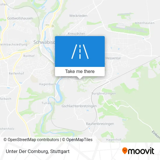 Карта Unter Der Comburg