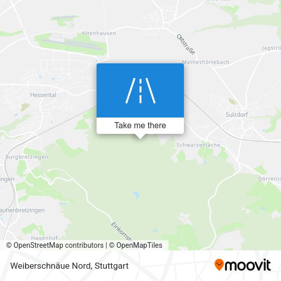 Weiberschnäue Nord map