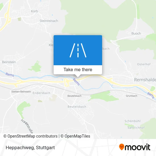 Карта Heppachweg