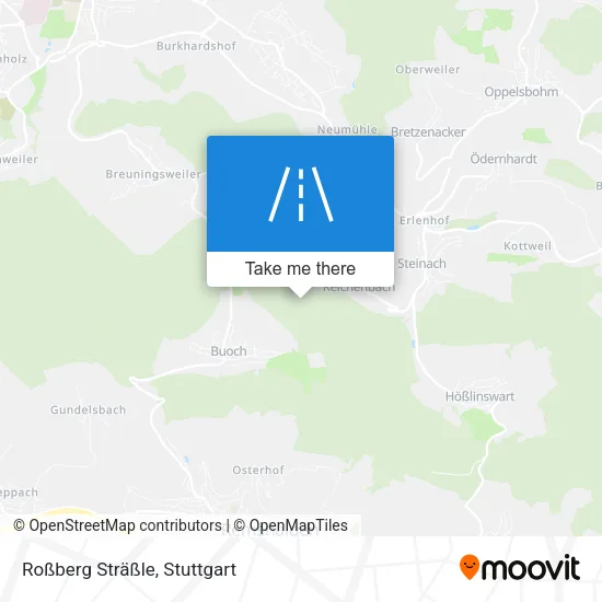 Карта Roßberg Sträßle