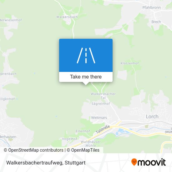 Walkersbachertraufweg map