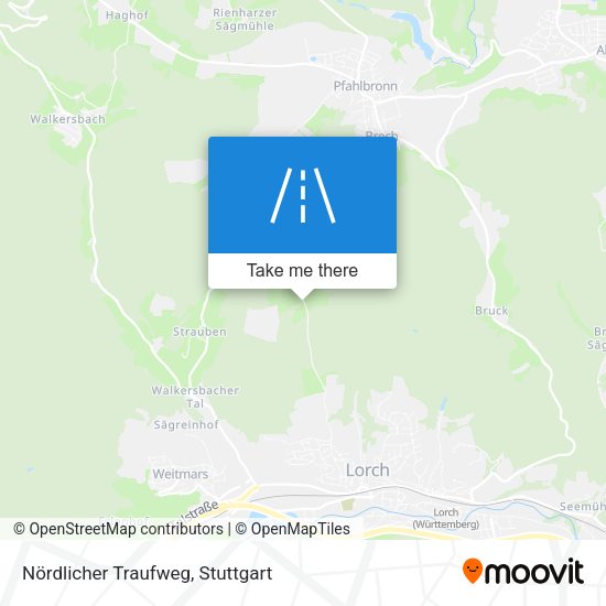 Nördlicher Traufweg map