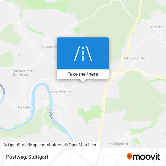 Карта Postweg