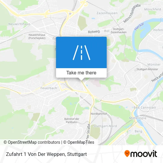 Карта Zufahrt 1 Von Der Weppen