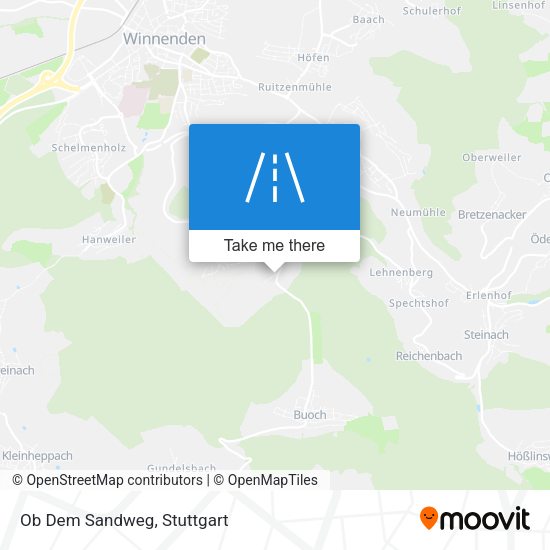 Карта Ob Dem Sandweg