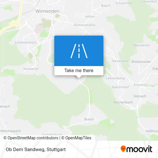 Карта Ob Dem Sandweg