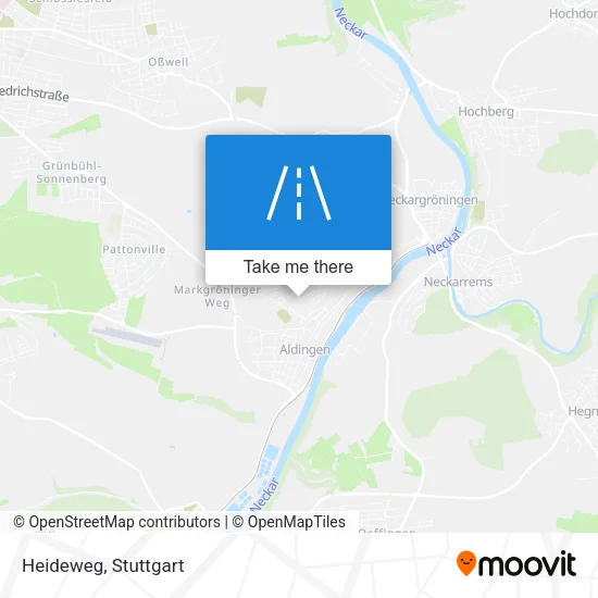 Heideweg map