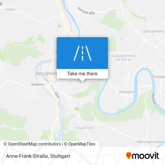 Карта Anne-Frank-Straße