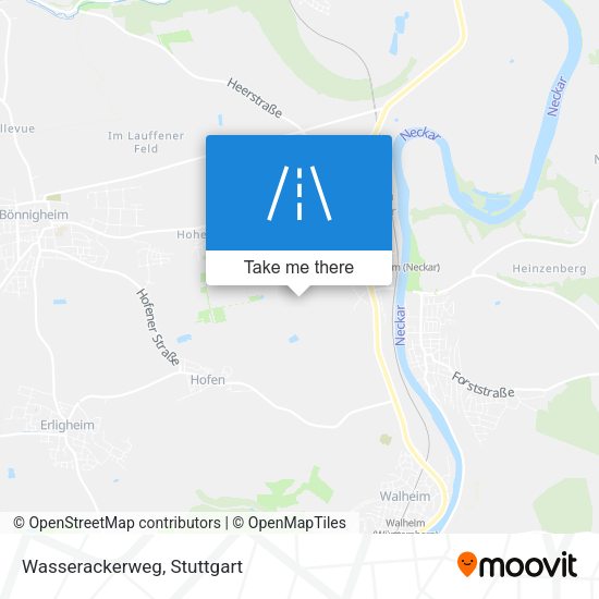 Карта Wasserackerweg