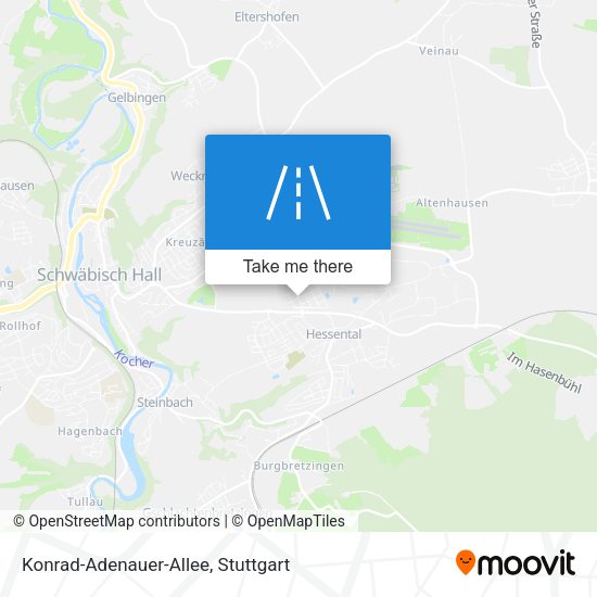 Konrad-Adenauer-Allee map