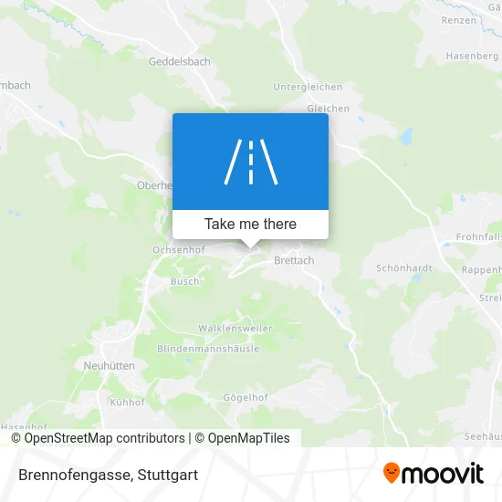 Карта Brennofengasse