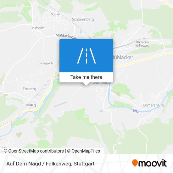 Auf Dem Nagd / Falkenweg map