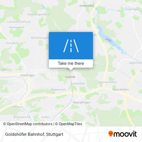 Goldshöfer Bahnhof map