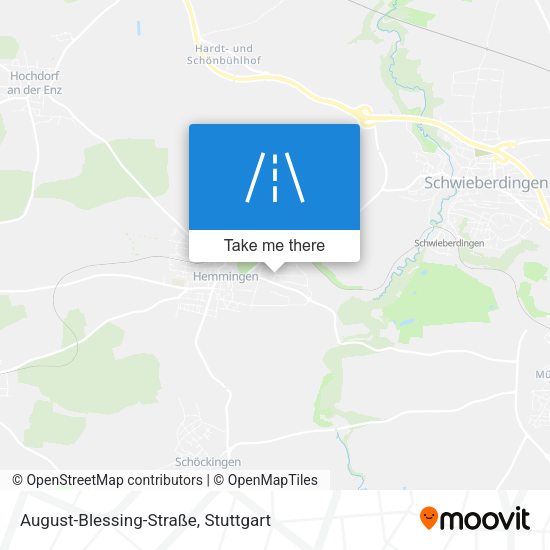 August-Blessing-Straße map