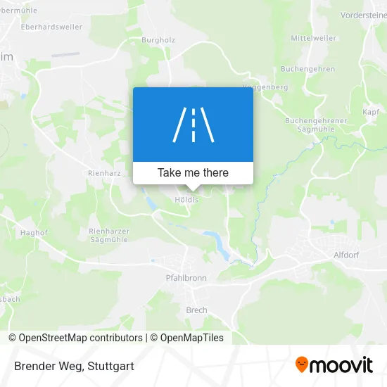 Карта Brender Weg