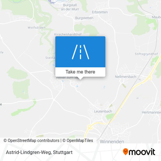 Astrid-Lindgren-Weg map