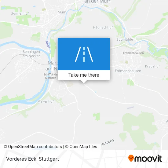 Карта Vorderes Eck
