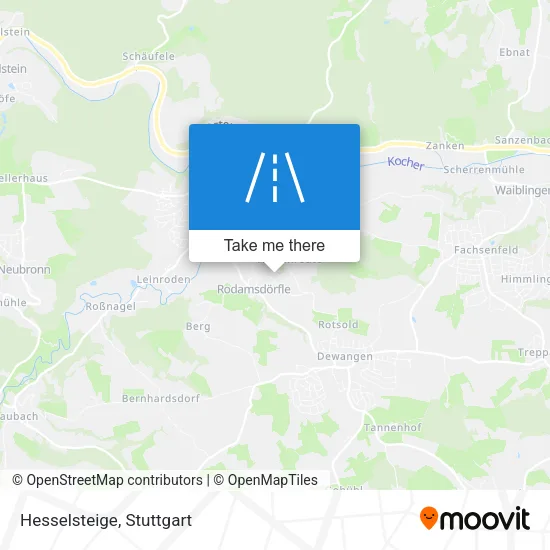 Hesselsteige map