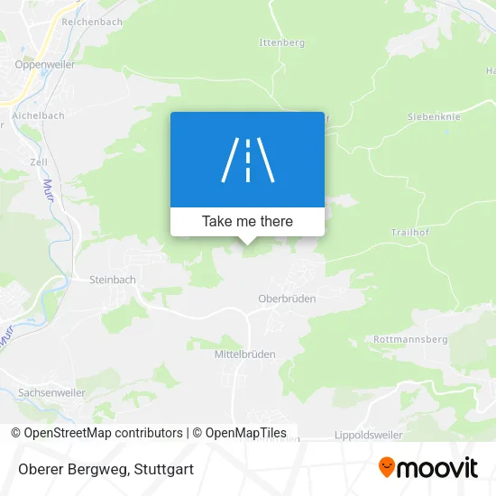 Карта Oberer Bergweg